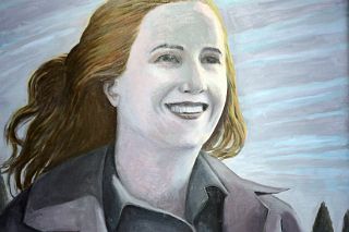 10 Eva Peron Painting Galeria de Patriotas del Bicentenario Hall of Bicentennial Patriots Casa Rosado Plaza de Mayo Buenos Aires